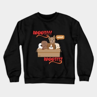 Cute Dog tshirt desgin Crewneck Sweatshirt